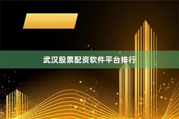 武汉股票配资软件平台排行